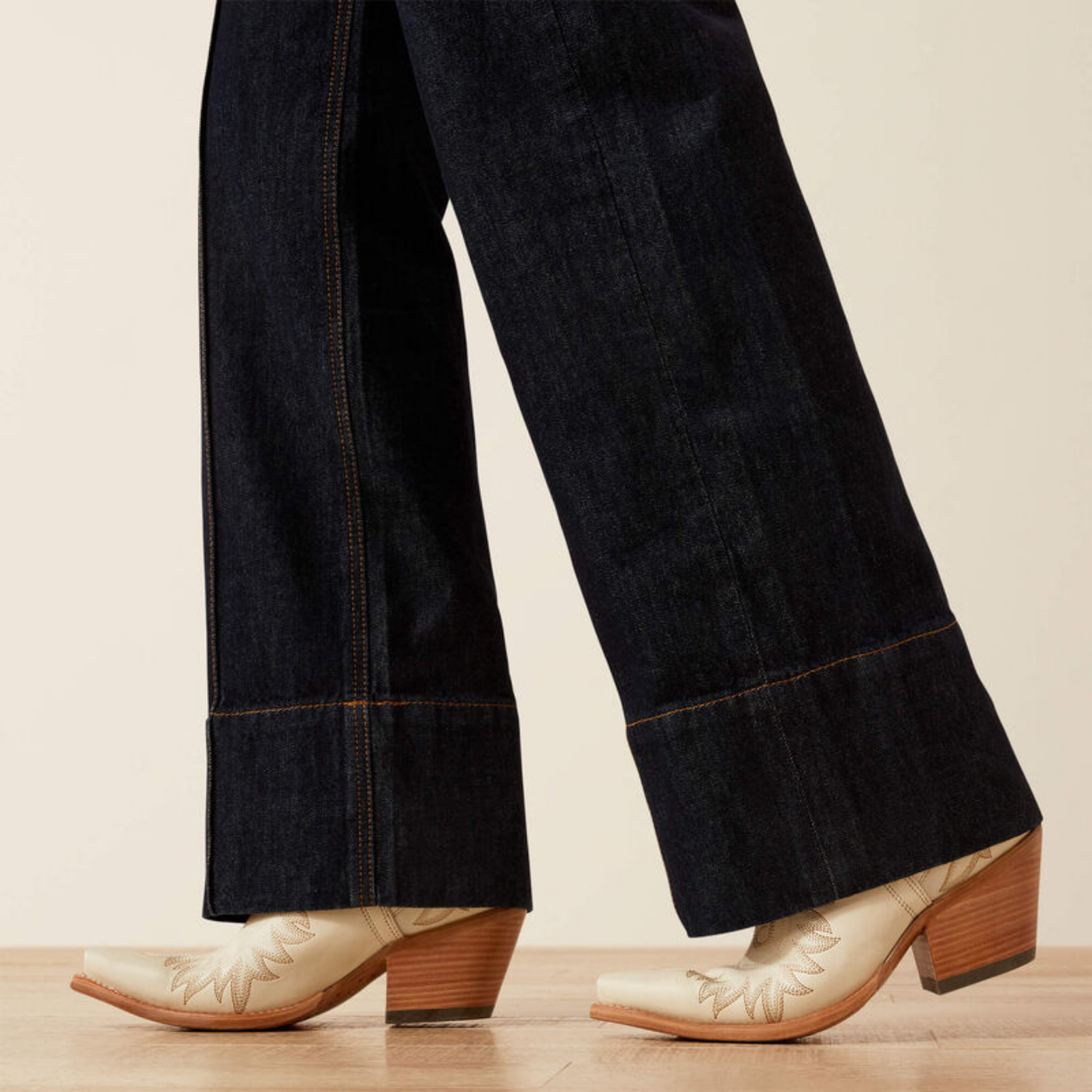 Ultra High Rise Wide Leg Utility Jean