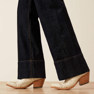 Ultra High Rise Wide Leg Utility Jean