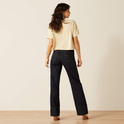 Ultra High Rise Wide Leg Utility Jean