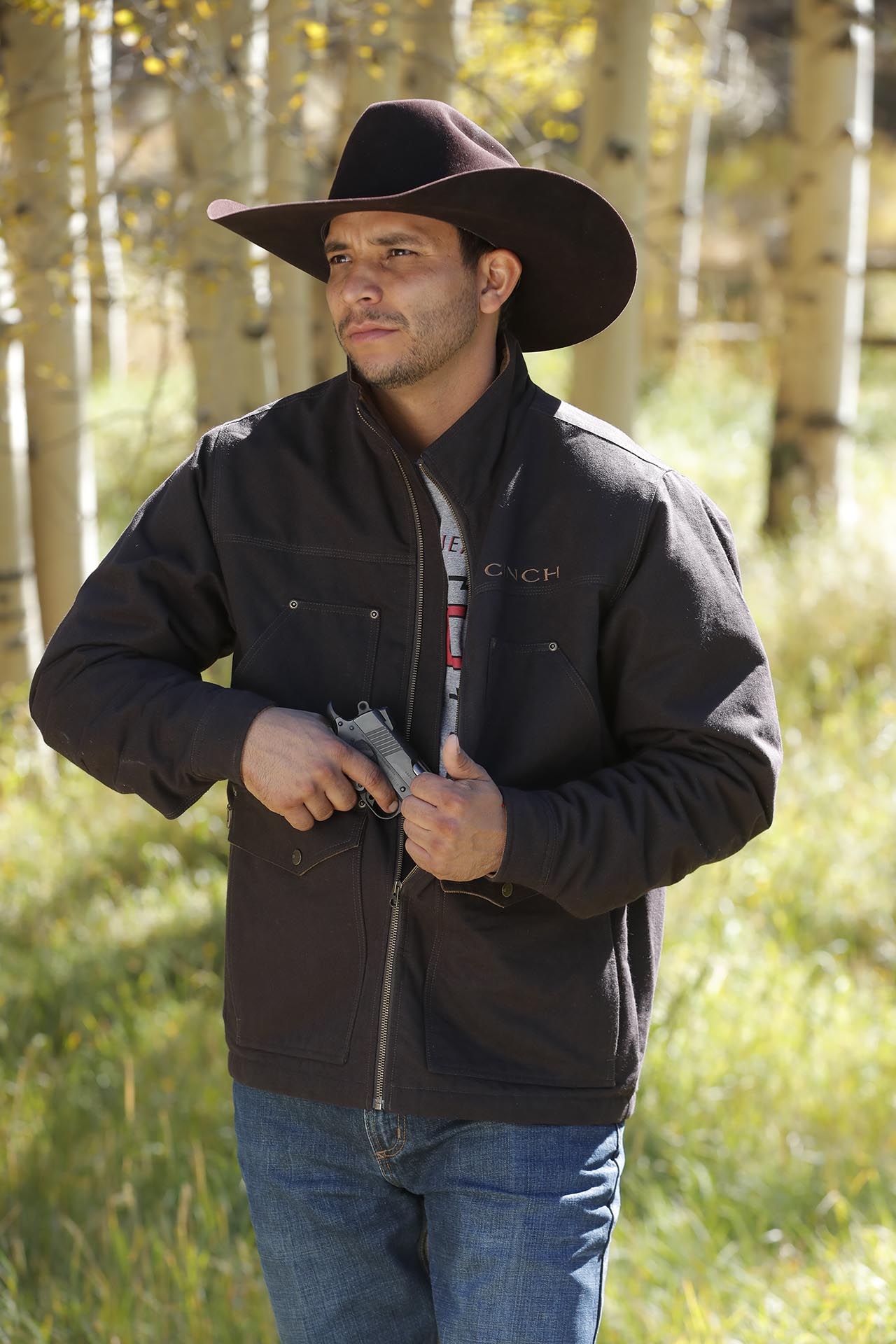 Cotton Canvas Concealed Carry Jacket