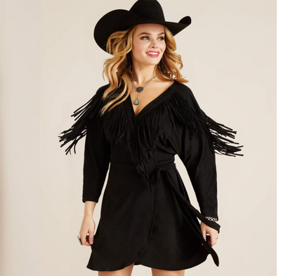 Women's Fringe Black Hills Dress