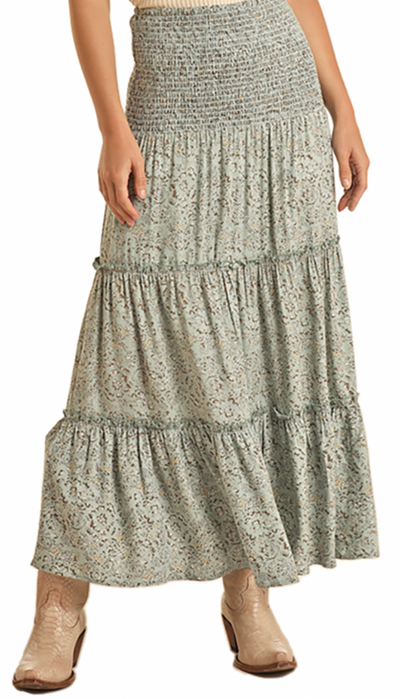 Women's Tiered Maxi Skirt
