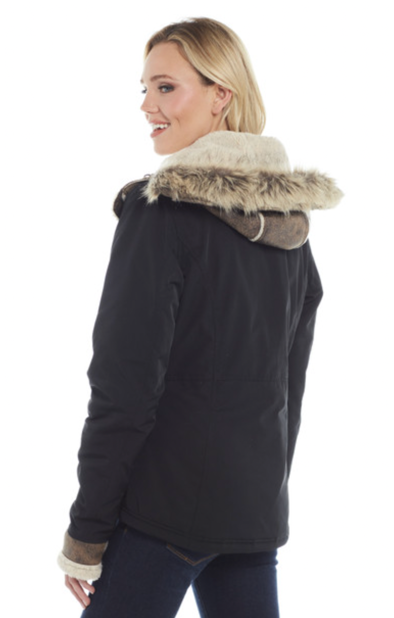 Women's Conceal Carry 3/4 Length Hooded Jacket
