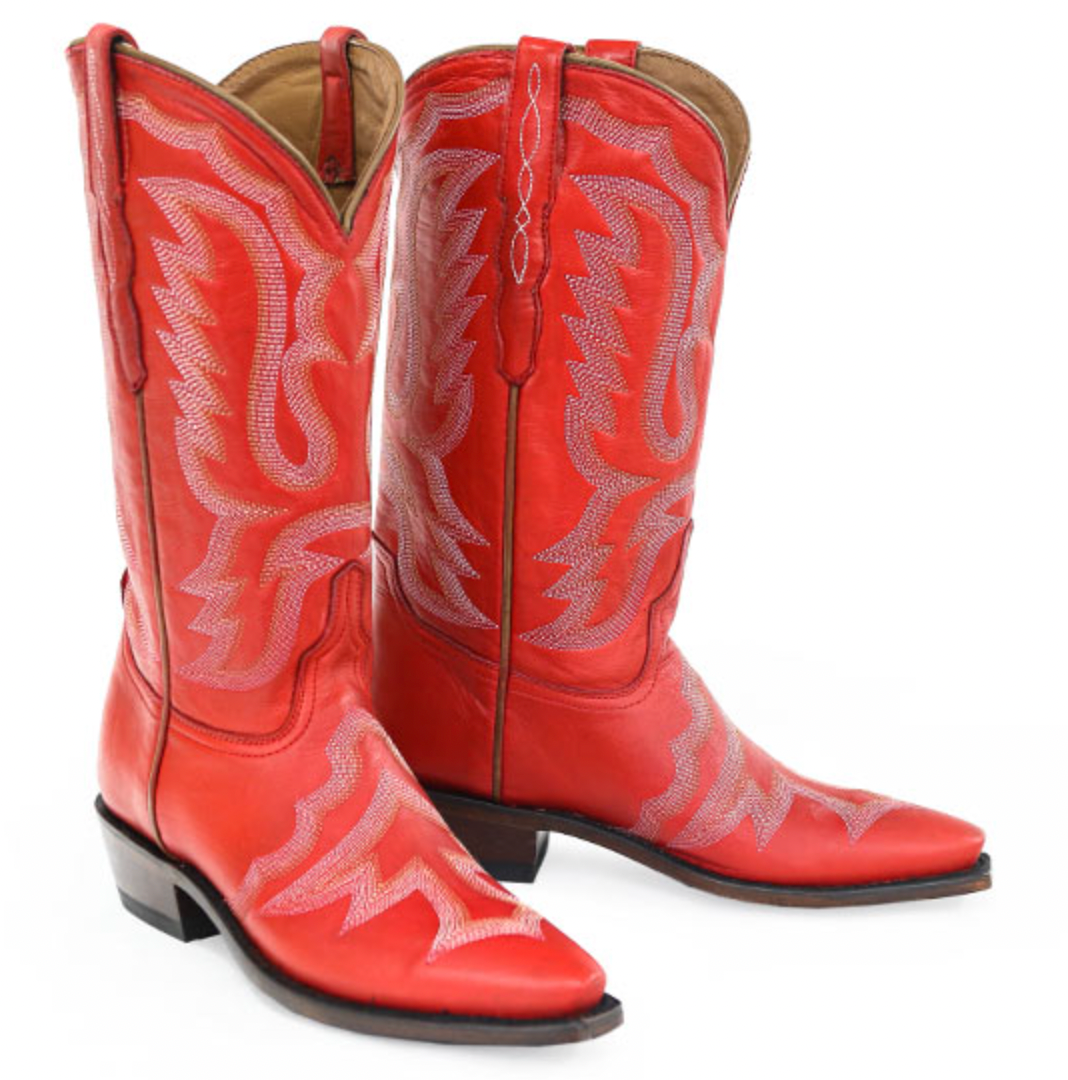 Sage Cowhide Boots