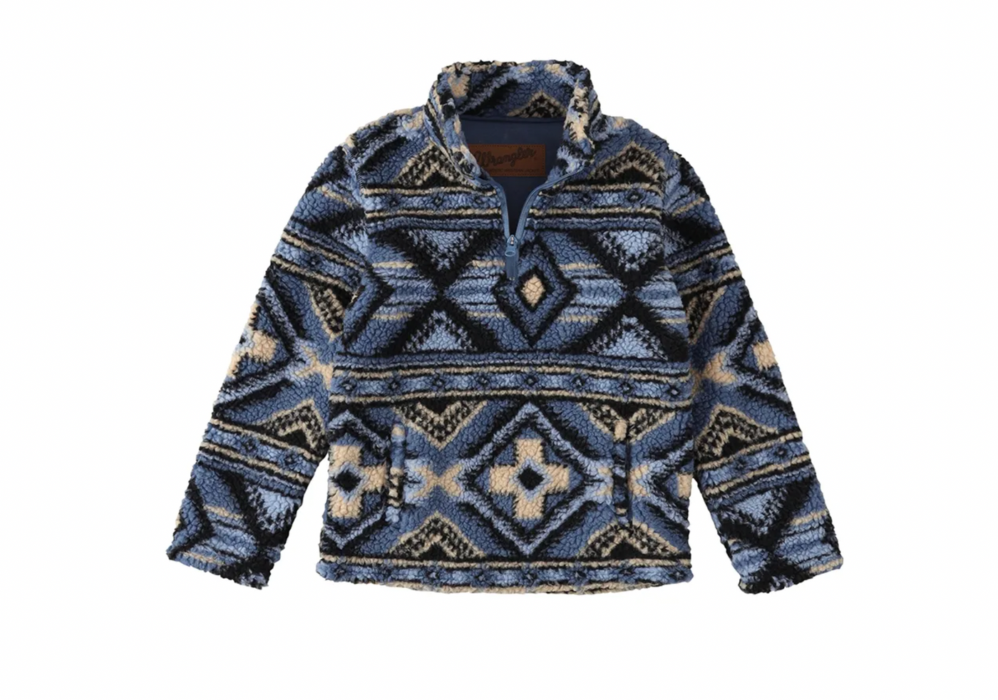 Boy's Full Zip Sherpa Lined Pullover