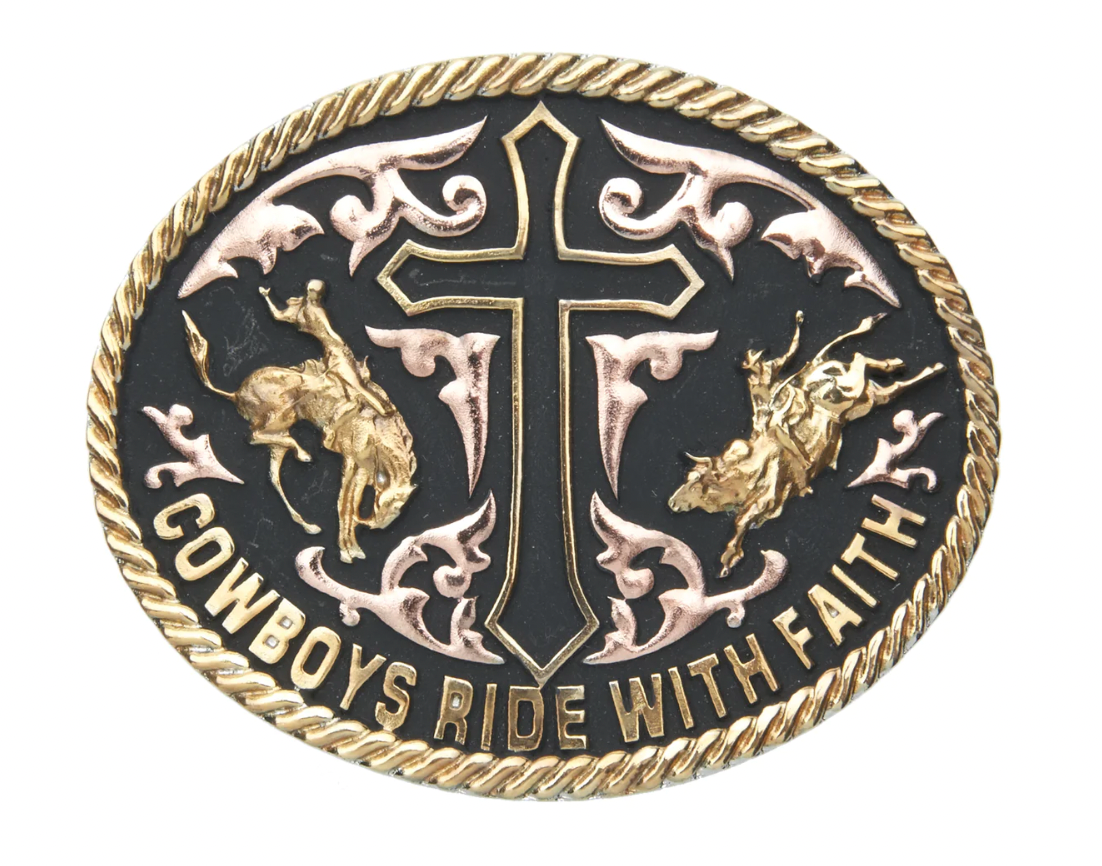 Cowboys of Faith Buckle
