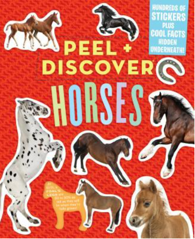 Peel + Discover Horses Sticker Book