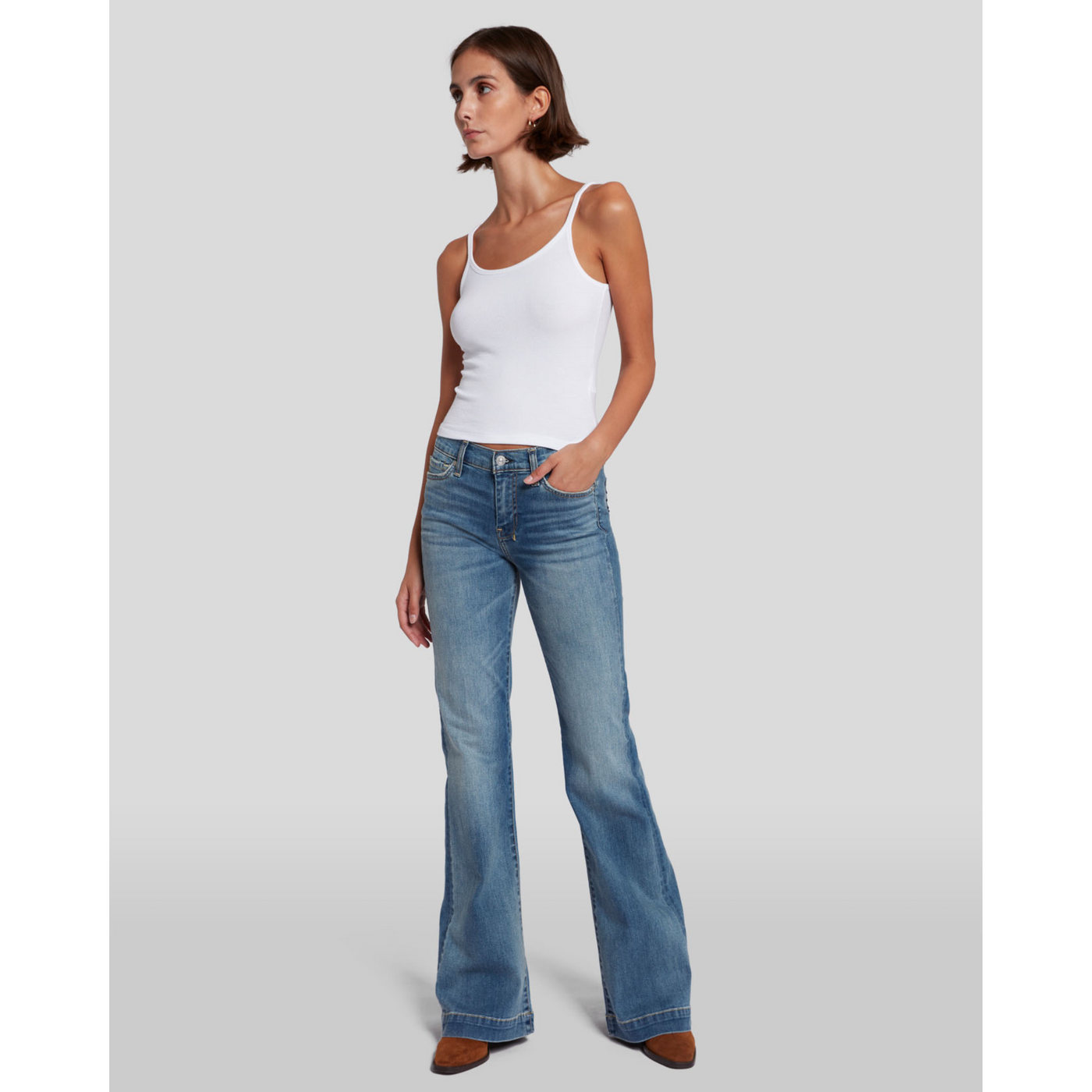 36" Inseam Dojo Jean - Distressed Authentic Light Wash