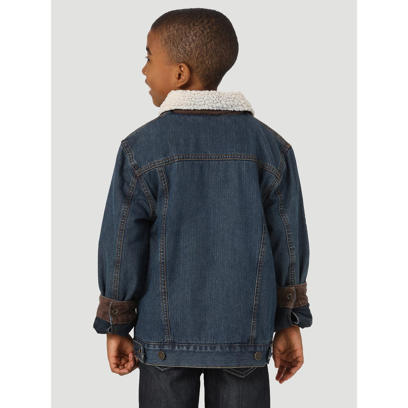 Boy's Sherpa-Lined Denim Jacket