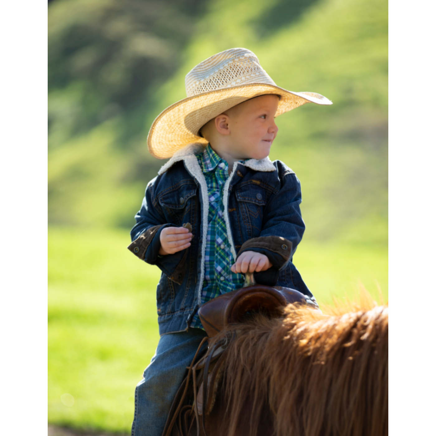 Boy's Sherpa-Lined Denim Jacket