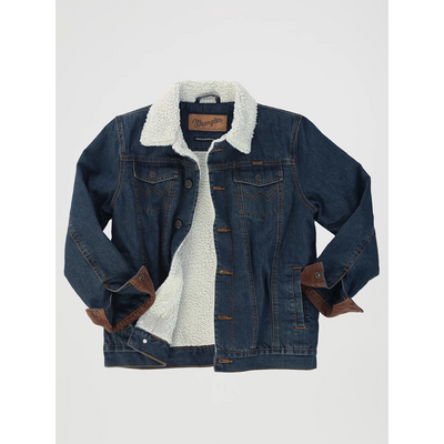 Boy's Sherpa-Lined Denim Jacket