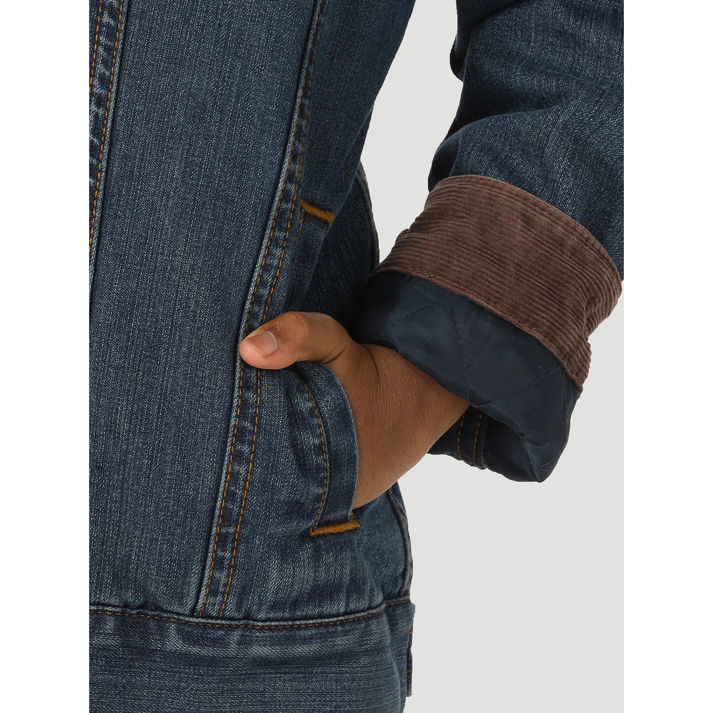 Boy's Sherpa-Lined Denim Jacket