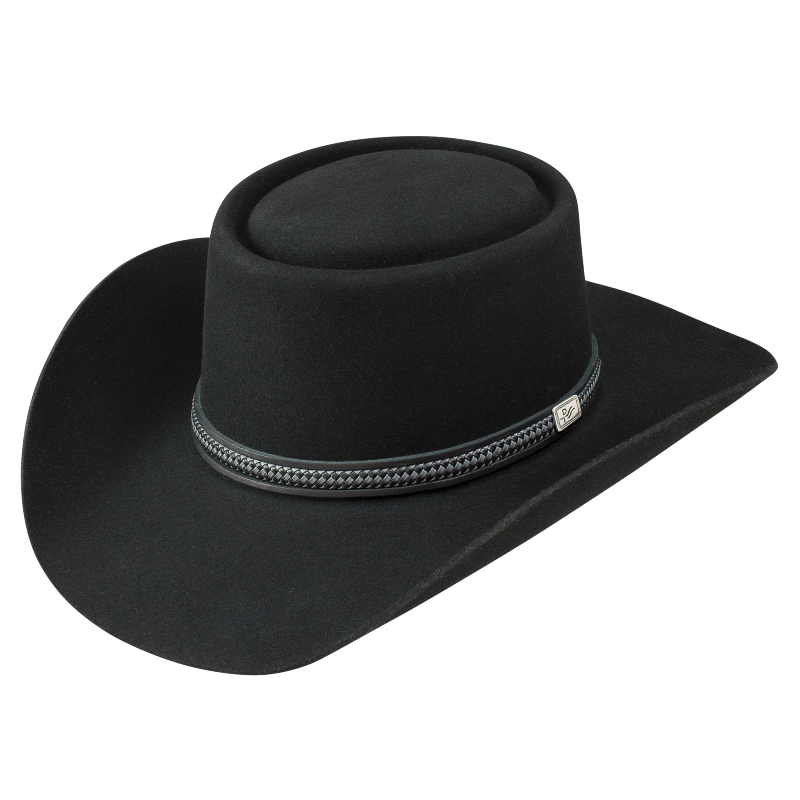 Stetson John Wayne Peacemaker - Wool Cowboy Hat Black