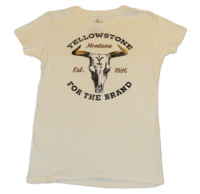 Yellowstone Women's Cattle Skull Tee
