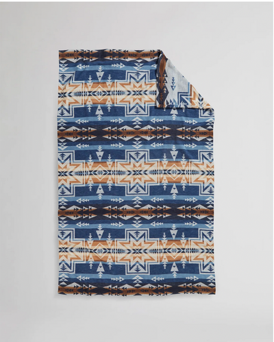 Organic Cotton Jacquard Blanket: Queen
