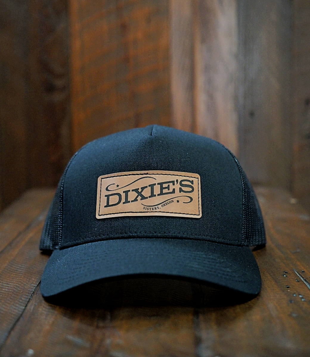 Dixie's Logo Retro Cap, Black/Black