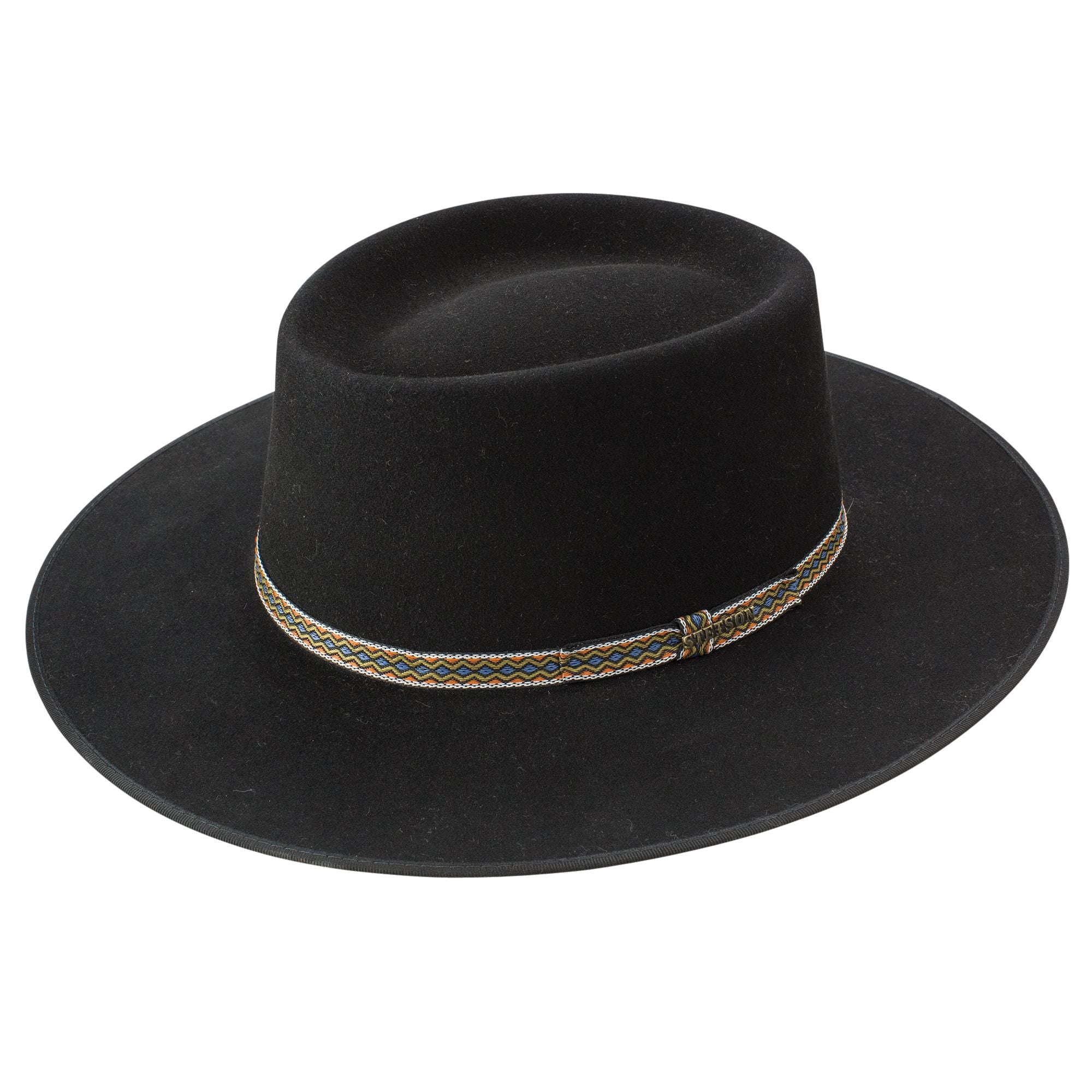 Stetson Yancy Hat Gambler Flat Brim