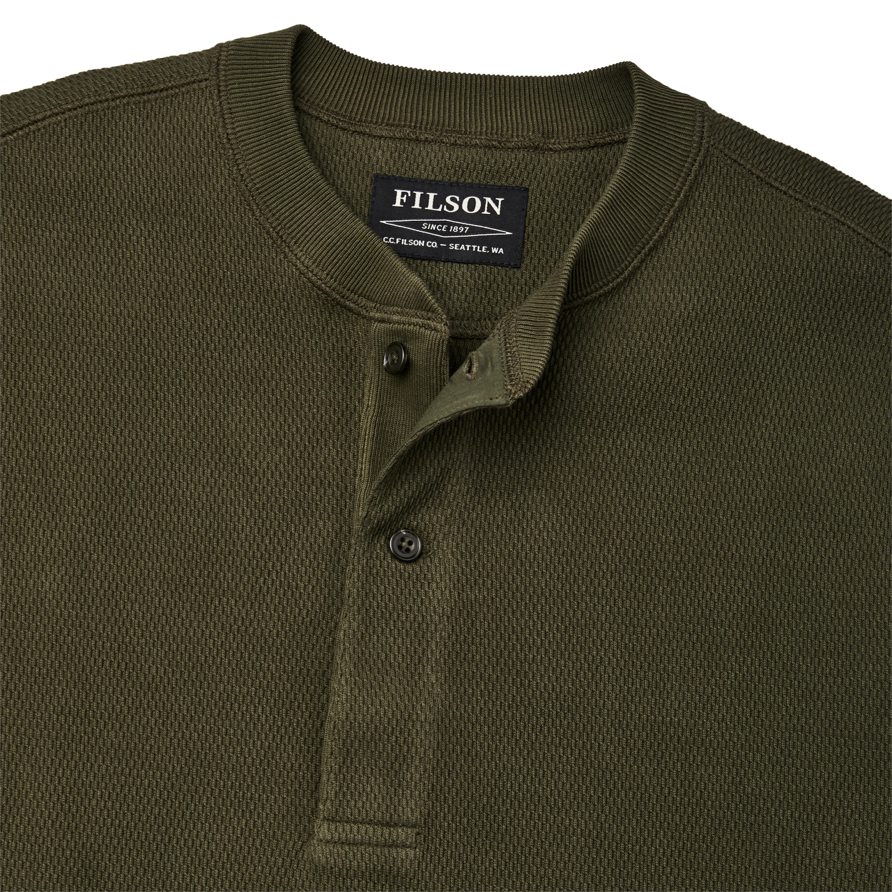 Waffle Knit Henley