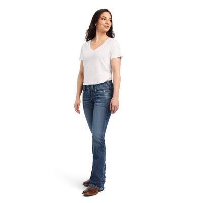 Mid Rise Raquel Boot Cut Jean