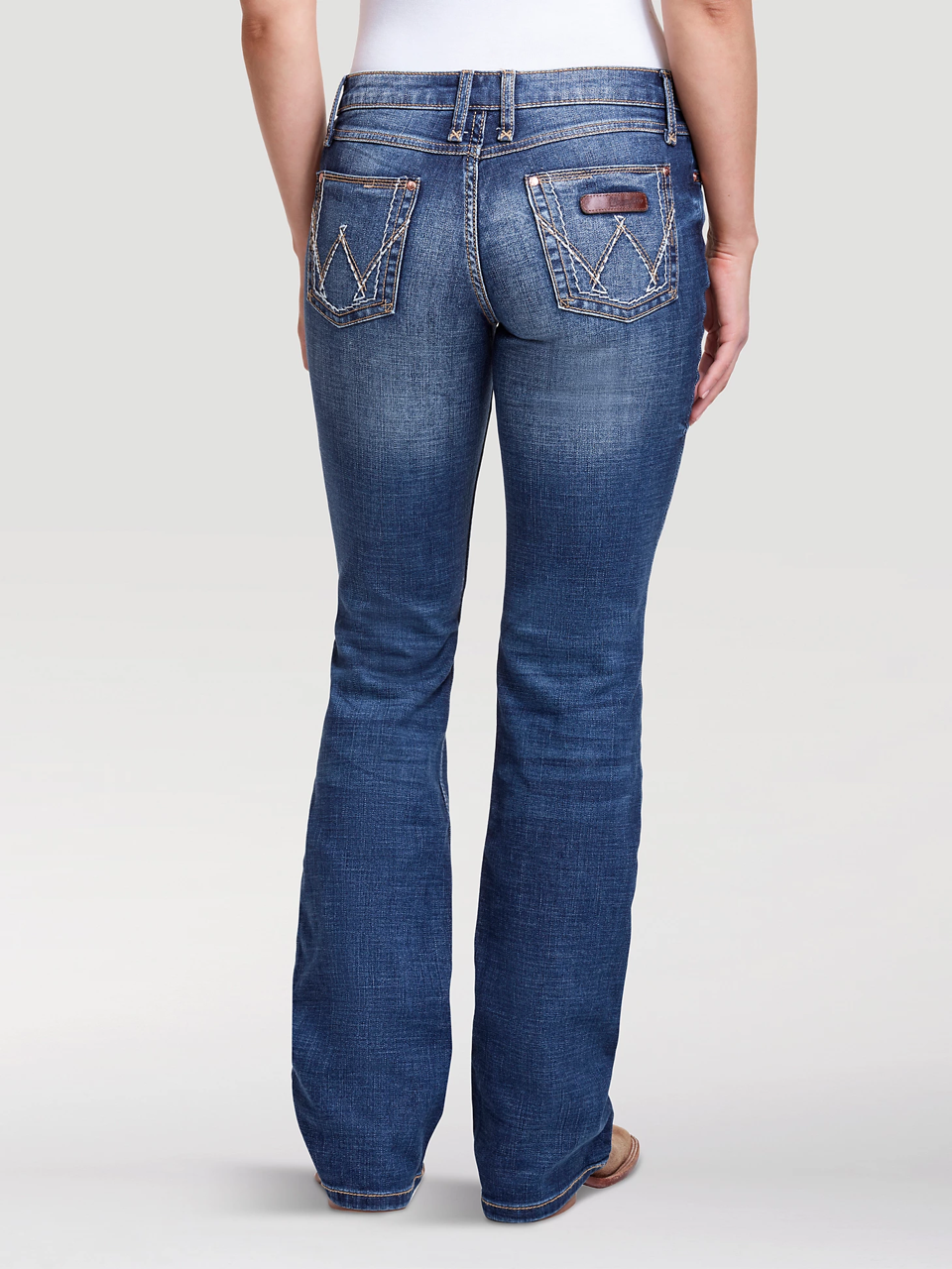 Mae Mid Rise Boot Cut Jeans