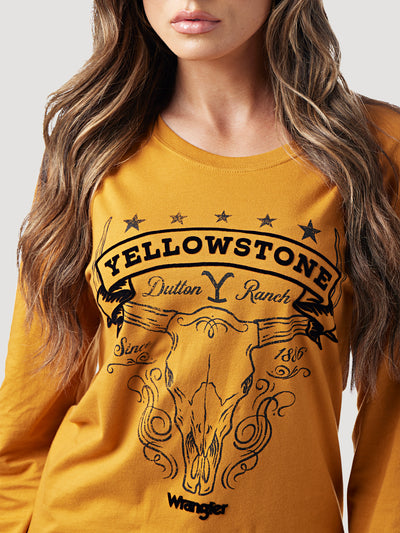 Wrangler x Yellowstone Steerhead Long Sleeve Tee