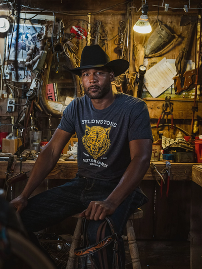 Wrangler x Yellowstone Dutton Ranch Wolf Tee