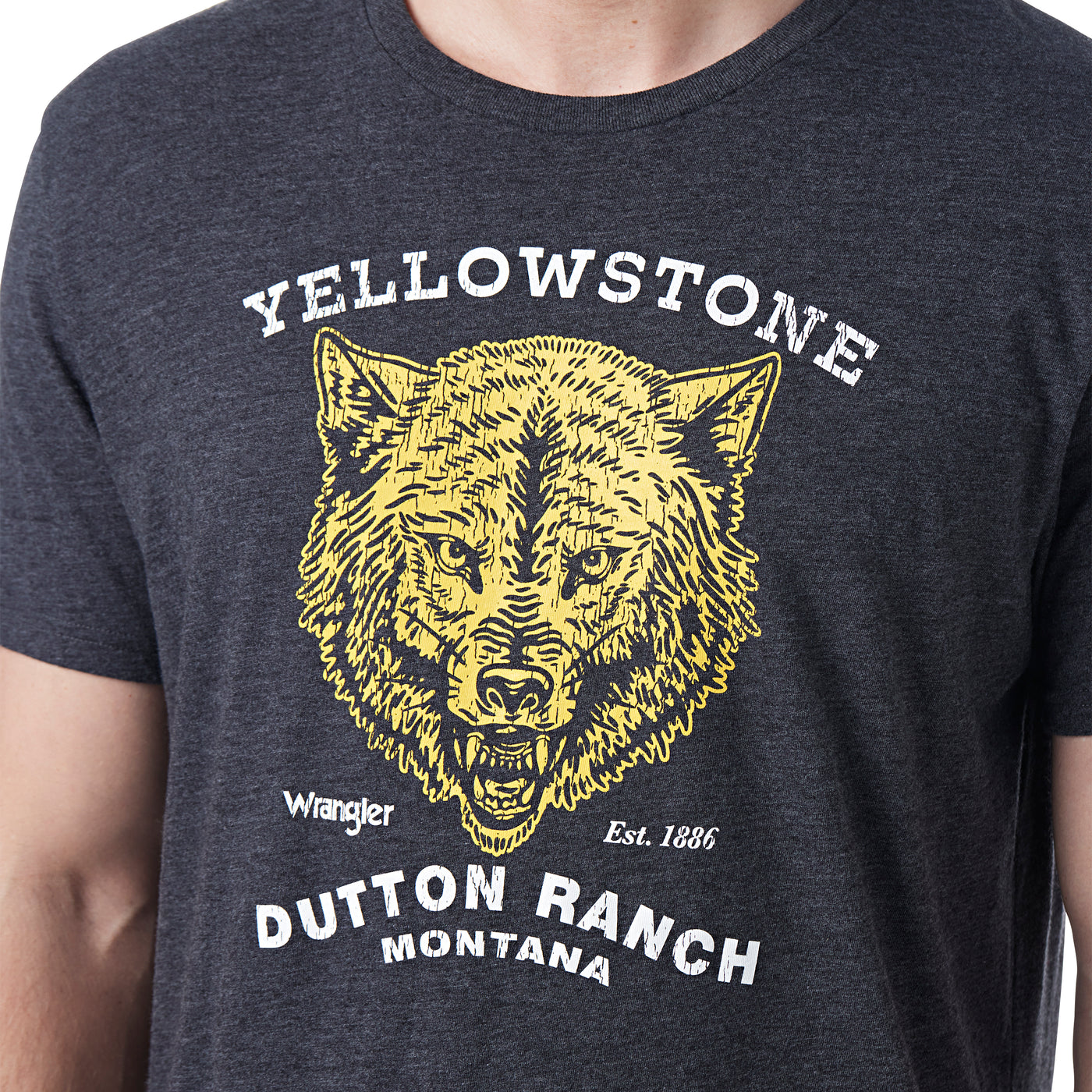 Wrangler x Yellowstone Dutton Ranch Wolf Tee