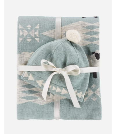 Knit Baby Blanket, Sheep Dreams