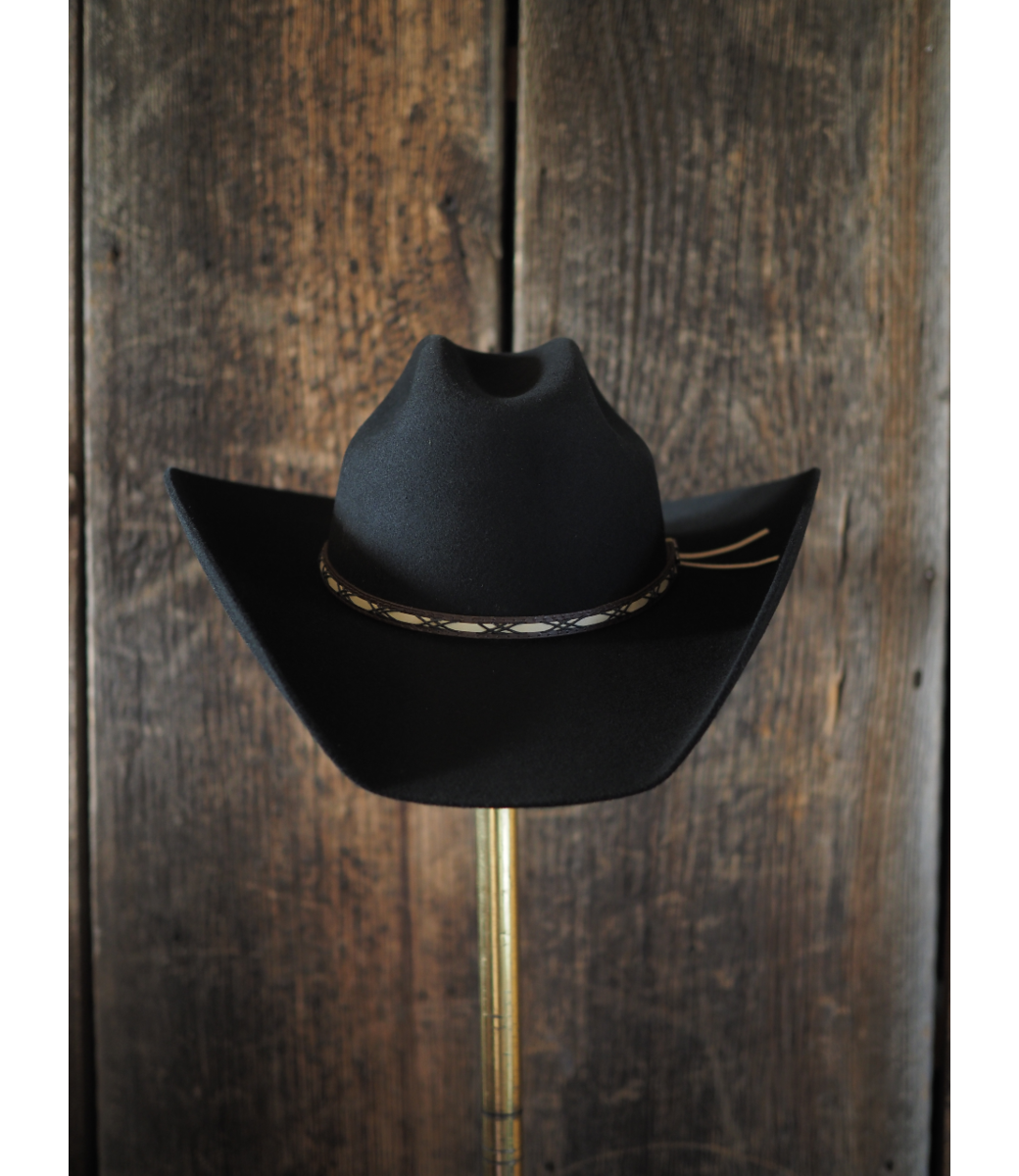 Amarillo Sky 4X Felt Hat, Black