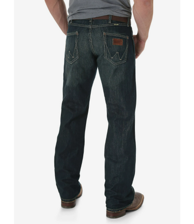 Retro Relaxed Boot Cut Jean - Worn Black Wash