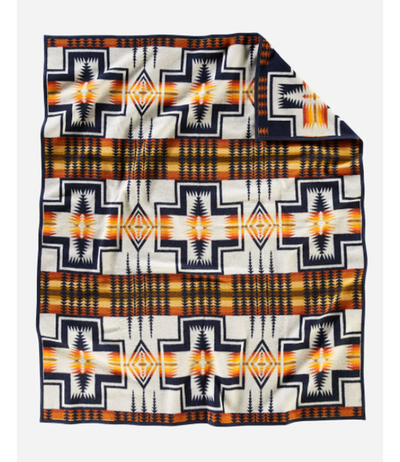Harding Blanket, Robe: Navy