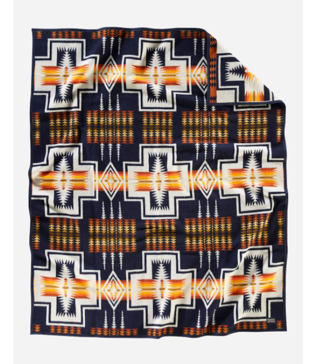 Harding Blanket, Robe: Navy
