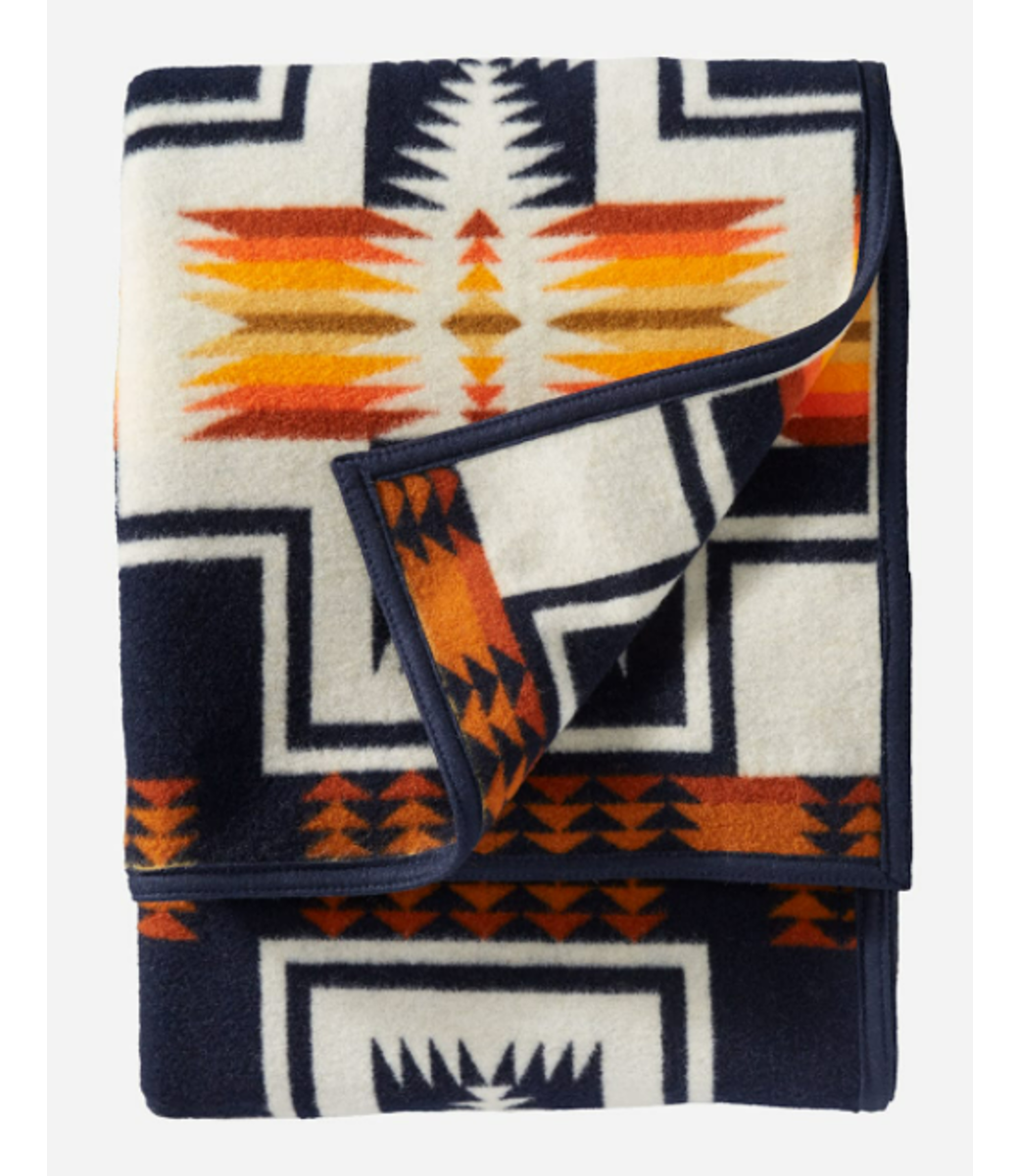 Harding Blanket, Robe: Navy