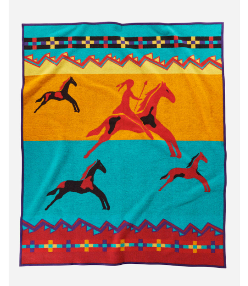 Celebrate the Horse Napped Blanket: Robe