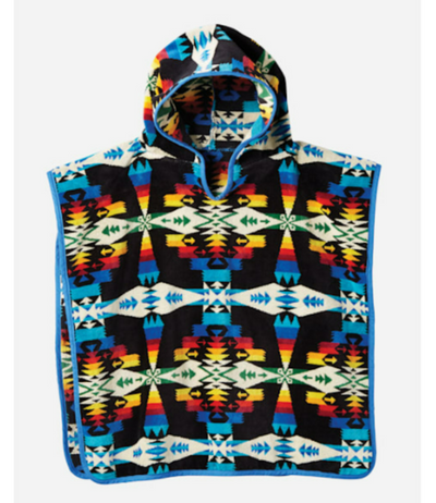 Jacquard Hooded Towel, Tucson Black